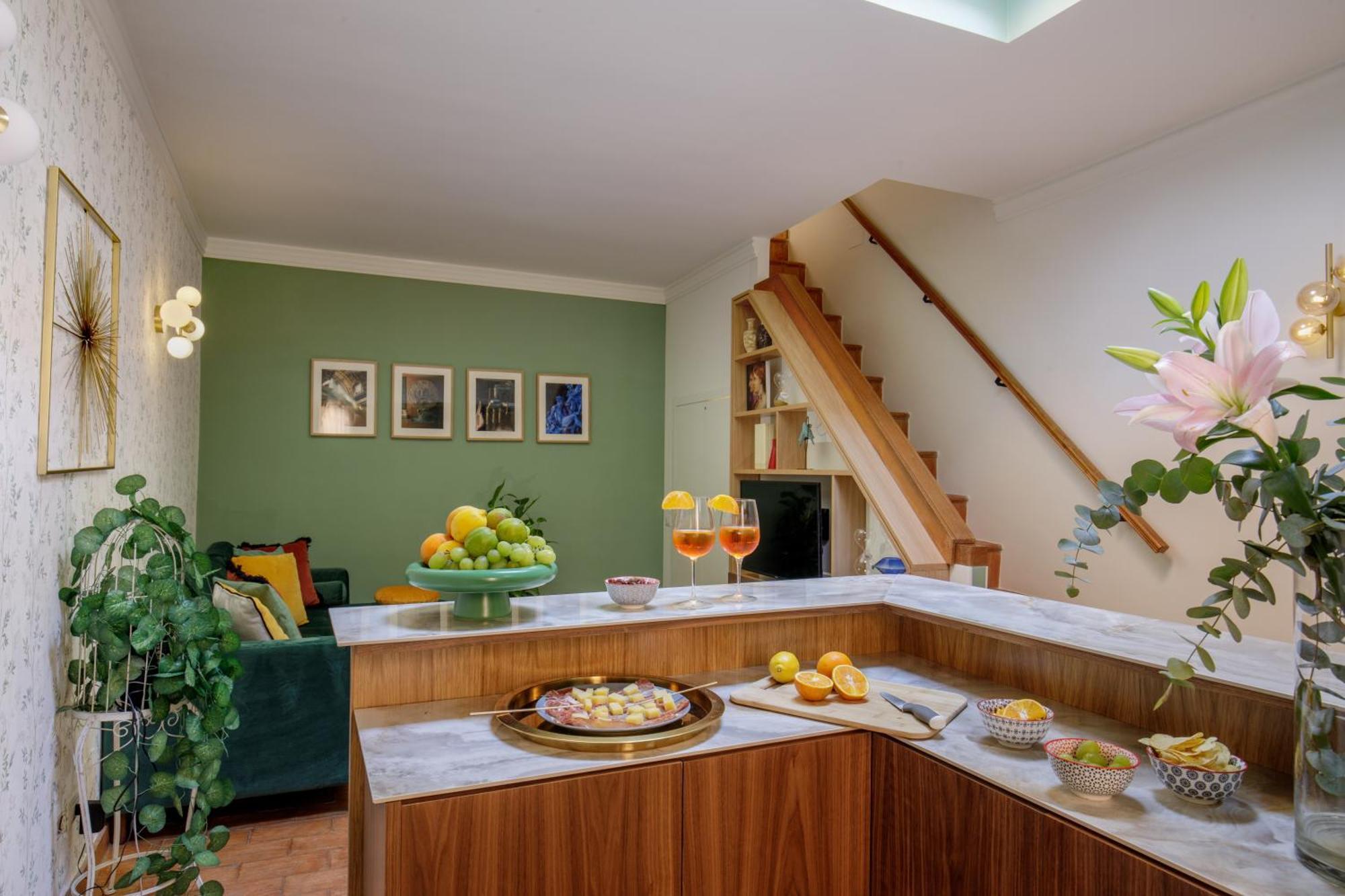 Rooftop Boho Loft Spanish Steps Appartement